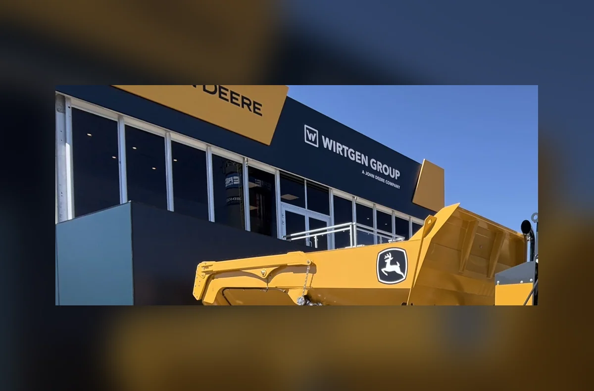 Señalización del Wirtgen Group en el stand de CONEXPO, fotografía original de FMF